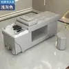 ¡Guau! Cama para Lavar el Cabello para Barberías, Salones de Peluquería y Salones de Belleza, con Limpieza de Oídos de Tumbado Completo Estilo Tailandés, Circulación de Agua a Temperatura Constante, Vaporización y Masaje