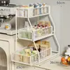 Estante de Almacenamiento de Escritorio, Portavasos Multifuncional para Snacks y Café, Organizador Doméstico en Capas para Bolsitas de Té y Juego de Té