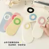 Calcetines de bloques de color verano finos para mujer sin talón algodón antideslizantes sin talón dopamina corte bajo calcetines cortos 2026 nuevo estilo popular