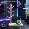Estante de almacenamiento Achi 2 en 1 base para soporte de control de juegos estante de exhibición de periféricos ps5 xbox adorno de almacenamiento de mesa