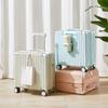 Maleta Trolley Transfronteriza Maleta de 20 pulgadas Portavasos Duradera Rueda Universal Silenciosa Maleta de Mano para Estudiantes Universitarios