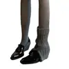 Edición Exclusiva~Mocasines Elegantes de Charol Francés-Inglés para Mujer, Punta Fina, Slip-On con Tacón Alto de Piel
