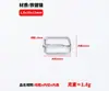 Fábrica en stock hebilla d de metal al por mayor accesorios de hardware para equipaje anillo d anillo d hebilla d hebilla semicircular hebilla d