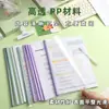 Carpeta degradada con insertos transparentes, álbum de documentos, carpeta para exámenes, especial para estudiantes de primaria, para coleccionar y organizar certificados para la escuela secundaria