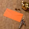Em estoque Não. 5 envelopes lisos coloridos estilo europeu DL espessados de papel kraft vintage podem ser personalizados com logotipo impresso