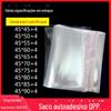 45*60 Sacos de Embalagem para Roupas Sacos Opp Autoadesivos Adesivo Não Secante Jaqueta de Penas Sacos de Selagem Plástica Sacos Autosselantes para Roupas Atacado