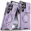 Producto de Venta Caliente Transfronterizo Adecuado para Funda de Teléfono Serie Samsung S24Ultra S25Ultra Soporte de Ventana Deslizante Funda Protectora Anti-Caídas