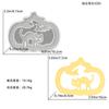 Molde de Silicone para Artesanato DIY Epoxy Halloween Abóbora Oca Ornamento de Luz Atmosférica