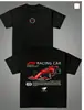 [Código Europeo Transfronterizo] Camiseta de Cuello Redondo Algodón Puro 180g Patrón de Coche y Cerveza--Personalizado