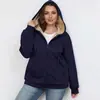 Amazon transfronterizo Europa y Estados Unidos nuevo comercio exterior mujeres en stock invierno explosiones cálido felpa abrigo con capucha