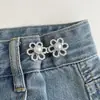 Fivela de Ajuste de Cintura Removível para Apertar o Tamanho da Cintura das Calças, Broche para Apertar Jeans, Alfinete Ajustável