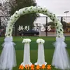 Novo Arco Europeu Cerimônia de Casamento Vitrine de Casamento Adereços Cerimônia de Abertura Suprimentos para Festivais Flor de Seda Arco de Flores