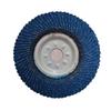Impulsor engrosado, película de pulido de arena azul, tela abrasiva plana, cubierta de hierro, rueda de pulido, cubierta de plástico 100, arena azul, venta directa de fábrica