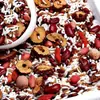 Gachas de cinco rojos, mezcla de granos integrales, cacahuates rojos, dátiles rojos, frijoles rojos, mezcla nutritiva para el desayuno, ingredientes de gachas de ocho tesoros, gachas de granos
