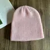 Gorro frío de lana gruesa y cálida de moda retro de color puro para otoño e invierno, moderno para hombres y mujeres, versátil y popular para parejas de punto de calle.