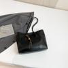 Bolso Tote de Viajero Retro con Texto Estilo Francés 2025 Invierno Nuevo Simple Casual Moda Portátil de Axila Bolso de Mujer