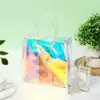 Bolsa de regalo transparente, bolsa de regalo, bolsa de regalo para puesto, bolsa de plástico para tienda de ropa, bolsa de mano de PVC en stock