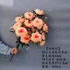 Flor de Varrer Tumbas em Varrer Tumbas Simulação Crisântemo Peônia 9 Cabeças 7 Cabeças Arranjo de Flores Sacrifício Flor de Plástico Flor Decorativa de Cemitério