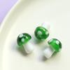 Colorido hongo de dibujos animados vidrio vidrio Cuentas de vidrio colgante diy Joyería hecha a mano aretes collar accesorios material con cuentas