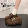 Zapatos Birkenstock Retro Súper Calientes con Tacón Oculto para Mujer Otoño 2026 Versátiles Antideslizantes Casuales Mocasines Planos Slip-On