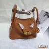 Mini Bolso Lindy de Piel de Vaca de Primera Capa, Bolso de Mano Genuino para Mujer, Bolso tipo 'Pillow Doctor', Bolso de Hombro Cruzado de Moda para el Trabajo