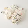 Pantalones de Entrenamiento para Bebé Estilo Coreano Algodón Puro Gasa Pañal Pantalones de Aprendizaje Cubierta de Pañal Impermeable para Bebés Pantalones de Entrenamiento