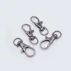 10 Piezas/paquete aleación de zinc broche de perro broche de langosta llavero 32mm 35mm