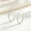 Moda Europeia e Americana Fundição Gota d'Água Argola Lisa Gancho de Brinco Novo Estilo Leve Luxo Argolas Grandes Sentido de Alto Padrão Brincos de Tarraxa Acessórios de Brincos