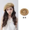 Moda Casual Nueva Primavera y Verano Talla Grande L Boina de Punto Transpirable Ajustable Sombrero de Pintura Sombrero Rojo de Internet para Mujer