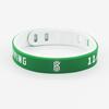 Pulsera de baloncesto estrella de la NBA silicona pura doble capa ajustable firma James Curry pulsera deportiva en stock