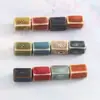 Chaveiro de Contas Soltas Coluna Quadrada Cerâmica Vintage Materiais DIY para Roupas Contas Acessórios para Joias Feitas à Mão Contas Quadradas