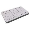 Almohadilla de esponja suave de 80 x 133 mm con 54 orificios para amoladora neumática en seco, almohadilla de pulido, almohadilla de esponja para amolar