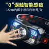 Linterna frontal inteligente transfronteriza con batería de larga duración, múltiples fuentes de luz, linterna recargable multifuncional para exteriores montada en la cabeza, luz para pesca nocturna