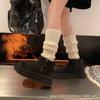 Botas de Nieve con Suela Gruesa para Mujer 2026 Nuevas Botas Gruesas de Invierno para Exteriores Zapatos Cálidos de Algodón para Nieve para Mujer Forradas de Polar de Invierno