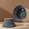 Tendencia retro primavera y verano sombrero de pescador de mezclilla hombres y mujeres protección solar para exteriores usar poner buen sombrero de cubo fabricantes al por mayor