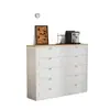 Gabinete de acero de cinco cajones de pie multicapa arte de hierro para el hogar gabinete de cajones mesa de noche de dormitorio gabinete de cajones de chapa metálica multifuncional ecológico