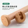Barra para Colgar de Armario, Barra de Madera Maciza de Alcanfor para Armario, Barra Horizontal de Madera para Closet, Barra para Secar Ropa, Barra para Colgar de Madera Natural, Madera de Haya