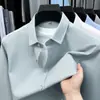 Camisa lisa de algodão para homens jovens e de meia-idade, estilo primavera e outono, confortável e amigável à pele, adequada para o trabalho diário e uso casual, camisa de manga comprida