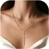 Aliexpress Tendência Transfronteiriça Hip-Hop Colar Cruzado Europeu e Americano Joia de Luxo Leve Corrente de Pescoço Comércio Exterior Unissex