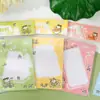Bloc de notas adhesivas de rana de dibujos animados, Bloc de notas para planificador no adhesivo, Papel para material de planificación, Cuaderno de registro rasgable, Estilo portátil para arrancar