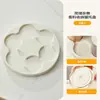 Pote giratório para armazenamento de temperos, recipiente doméstico de grau alimentício para grãos, grãos de café e folhas de chá, pote dispensador