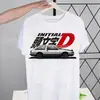 Camiseta de Modal 180g Coche de Drift Initial D Sol Rojo de Akagi Camiseta de Anime de Verano Ae86 Talla Europea Jd