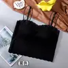 Camisola de Talla Grande de Venta Caliente para Comercio Exterior Transfronterizo con Hermoso Diseño en la Espalda, Sujetador Fino Transpirable sin Costuras con Almohadillas en el Pecho para Mujer