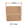 Posavasos Creativo de Madera Maciza Grabado de Logo Bandeja de Té Personalizada de Madera Soporte para Tazas Esterilla de Té Posavasos de Madera para Té Almohadilla Térmica Japonesa