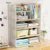 Estante de Almacenamiento de Escritorio Pequeño Simple Estante de Almacenamiento para Escritorio Pequeño Estantería Pequeña para Escritorio Estantería para Libros para el Hogar Nuevo Estilo Popular 2025