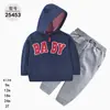 Comercio Exterior Ropa Infantil Primavera y Otoño Conjunto Infantil de Dos Piezas Material Sudadera Sudadera con Capucha Ropa Infantil para Bebés Ropa de Salida [Al por Mayor]