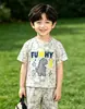 Nuevo Conjunto de Shorts con Estampado de Manga Corta para Niños de Verano, Fresco y Transpirable
