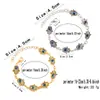 Conjunto de Pulseiras da Mão de Fátima e Olho Grego Fashion e Único com Design Étnico Retrô Joias Transfronteiriças