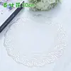 Posavasos Redondo de 30 cm Estilo Europeo de PVC Aislante Térmico Posavasos para Bar Cenicero Esterilla para Tazón Esterilla para Bandeja Esterilla para Mesa de Café Lujo Ligero