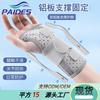 Fábrica de origen fijador de muñeca férula de muñeca para tendinitis fractura vaina tendinosa manga articular férula con placa de doble tubo de aluminio correa de muñeca